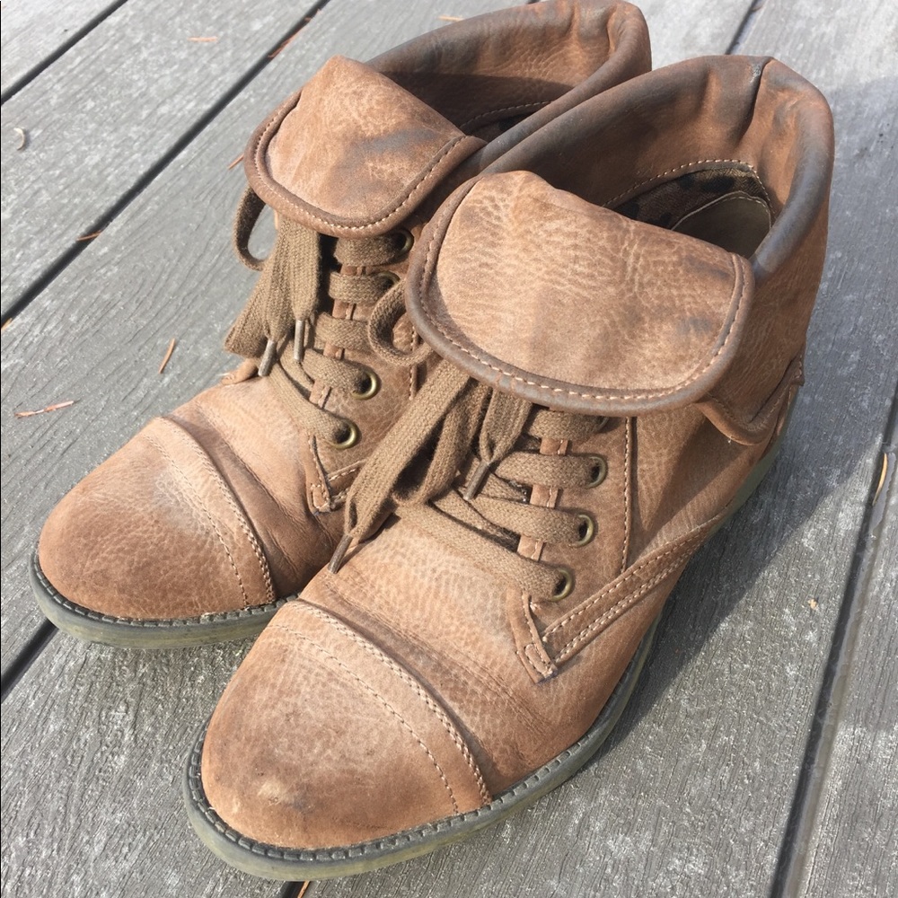 Rocketdog Brown Faux Leather Boots